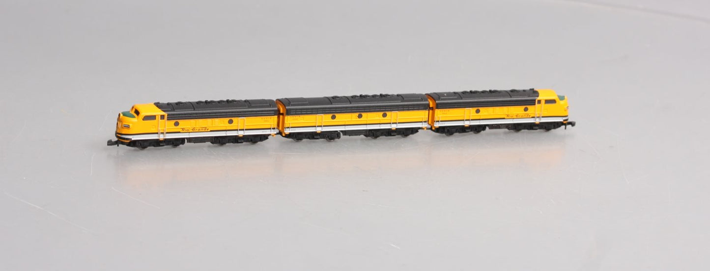 Marklin 88198 Z D&RGW EMD F7 A-B-A Diesel-Electric Locomotive Set (Set of 3)
