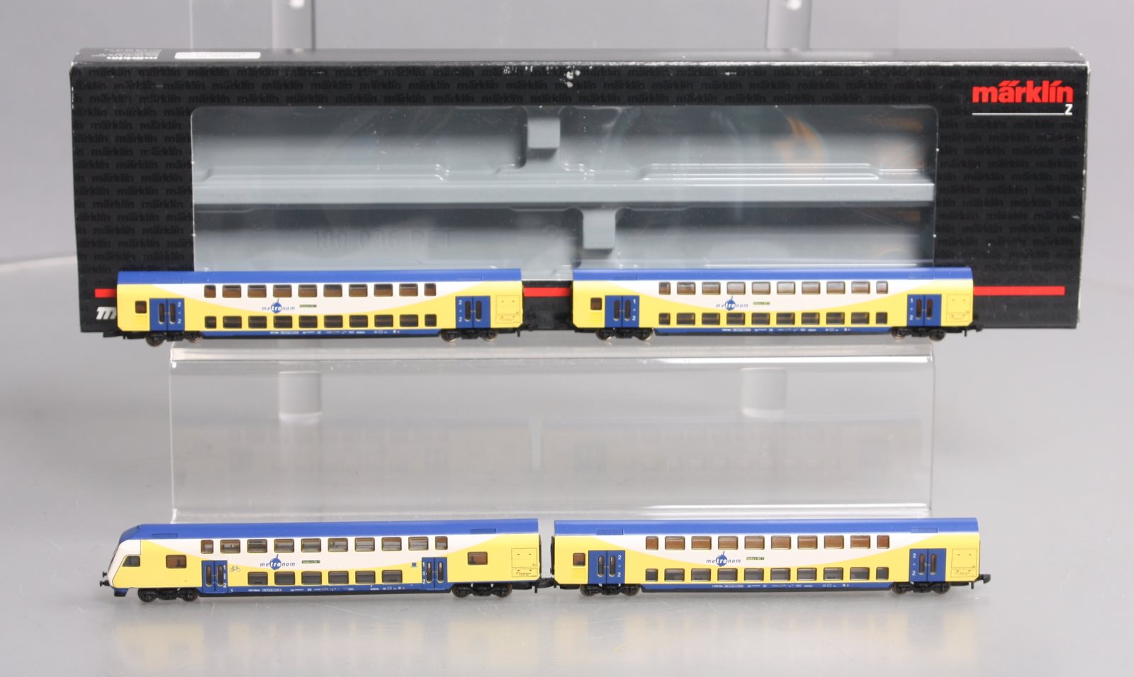 Marklin 87299 Z Scale Metronom Bi-Level Car Set (Set of 4)