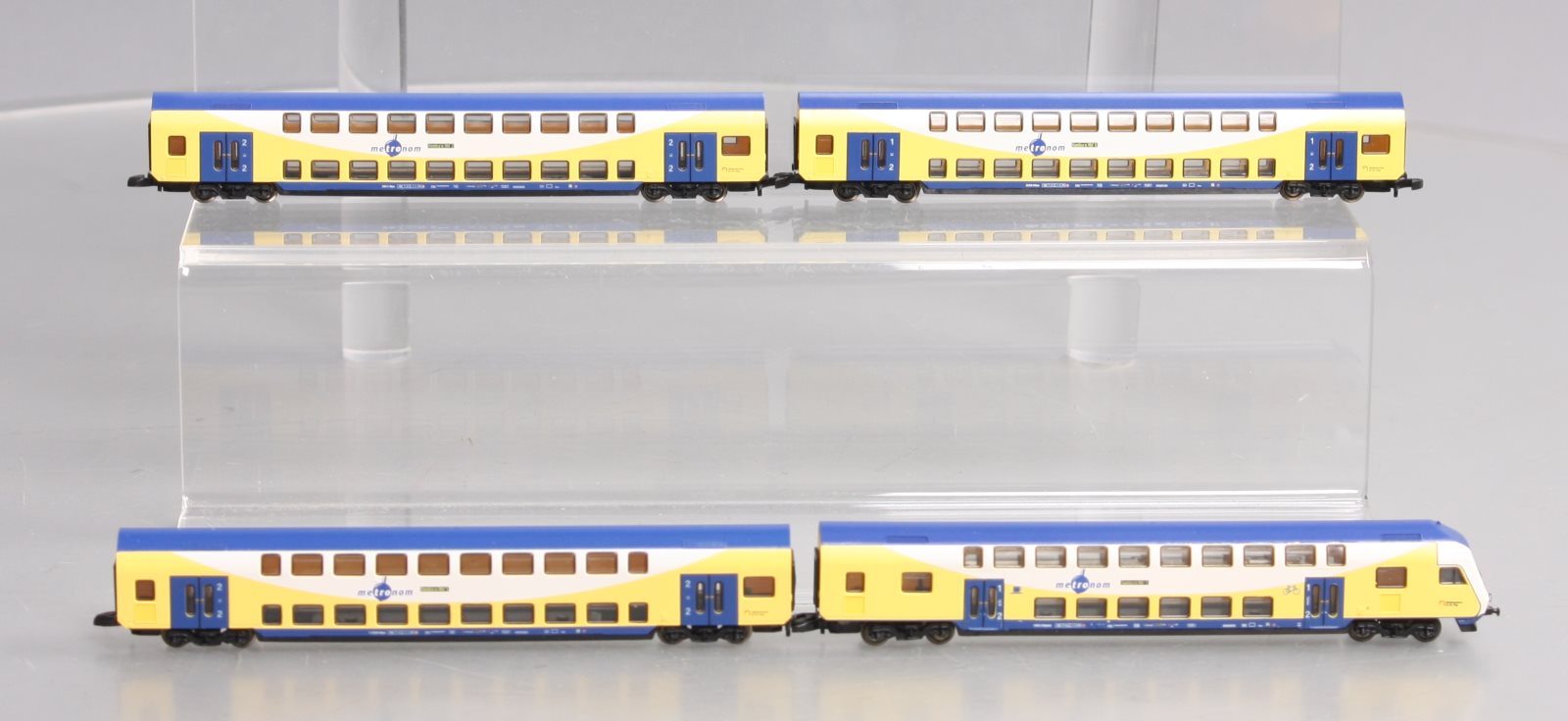 Marklin 87299 Z Scale Metronom Bi-Level Car Set (Set of 4) – Trainz
