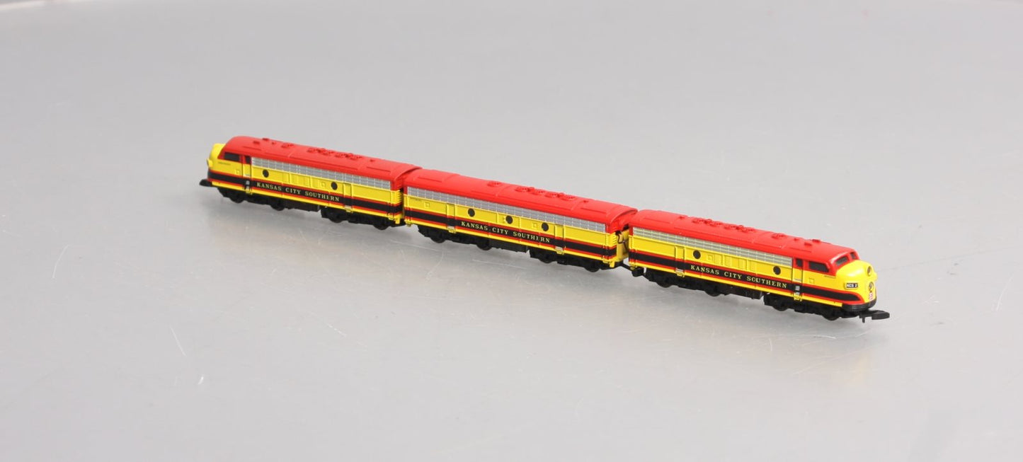 Marklin 88199 Z Kansas City Southern F7 A-B-A Diesel Locomotive Set (Set of 3)