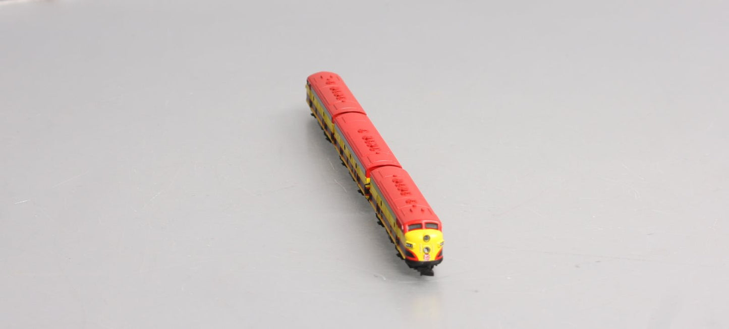 Marklin 88199 Z Kansas City Southern F7 A-B-A Diesel Locomotive Set (Set of 3)