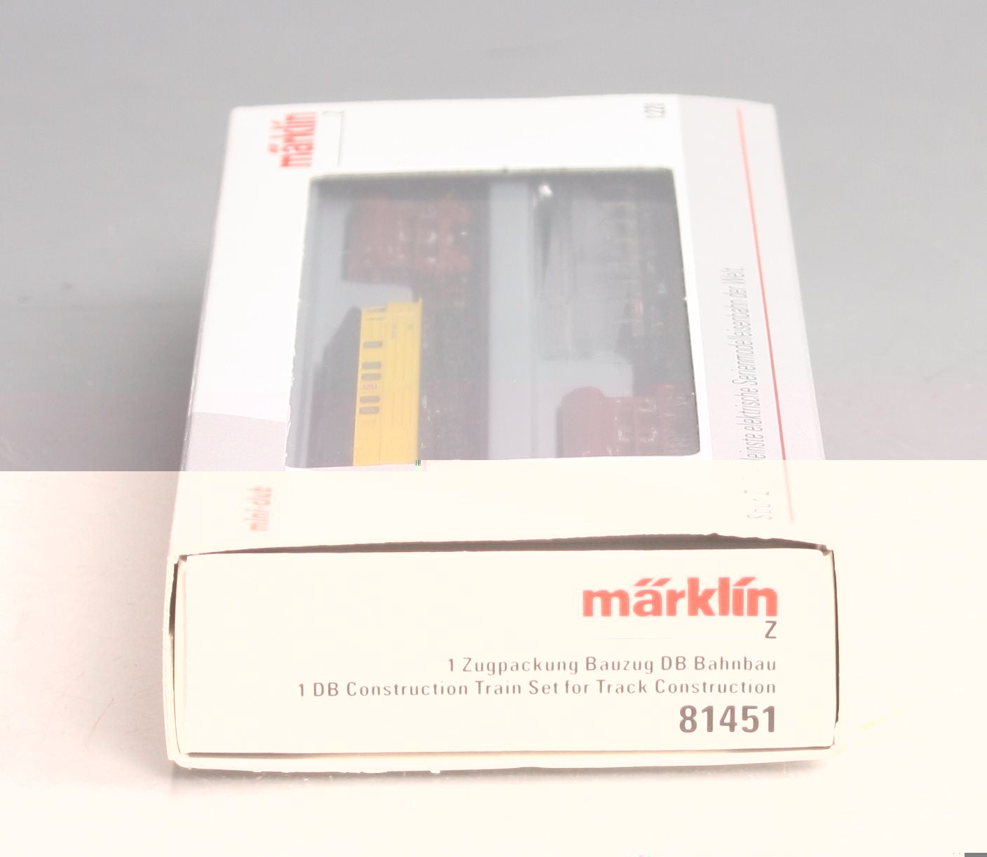 Marklin 81451 Z DB Construction Diesel Freight Train Set – Trainz