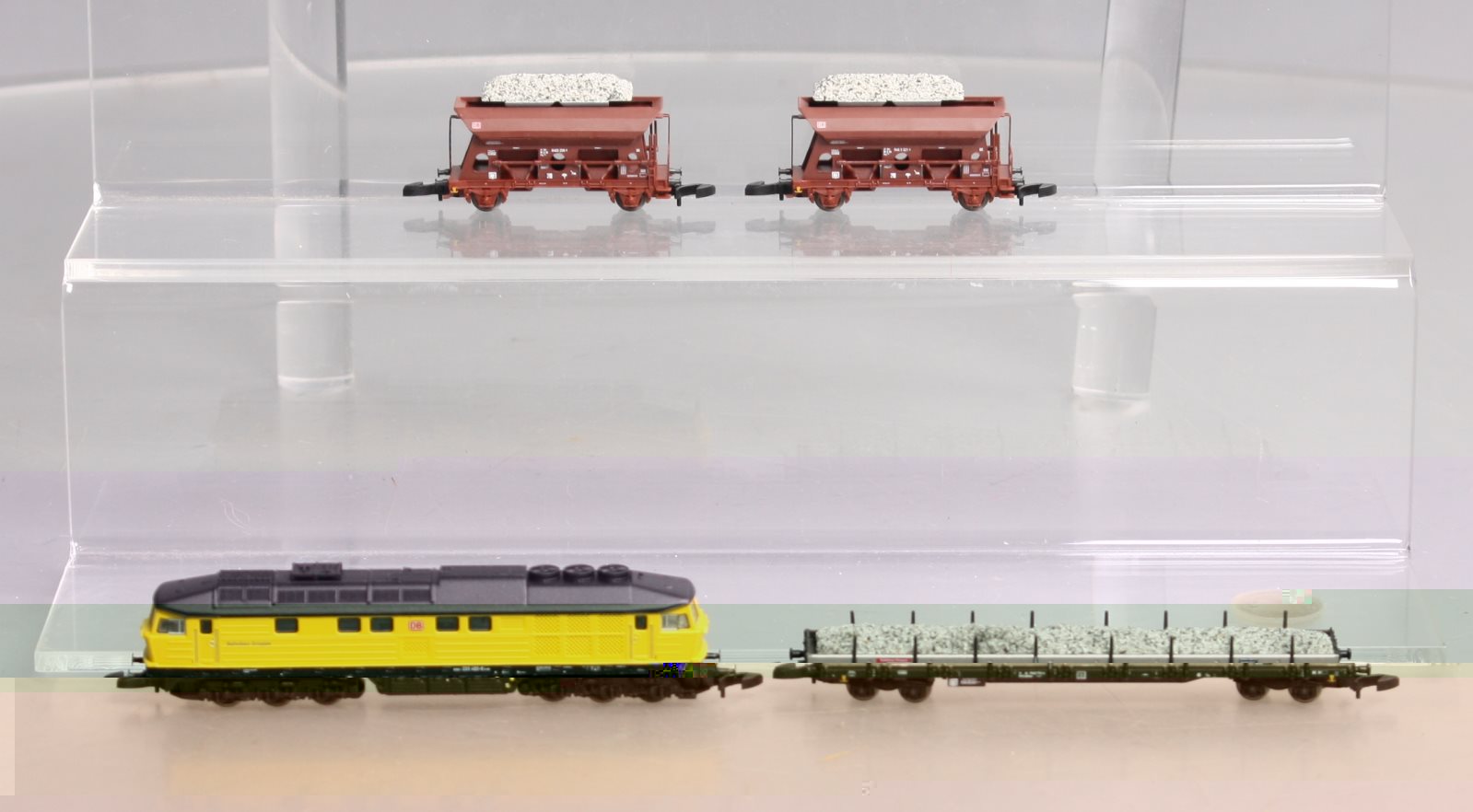 Marklin 81451 Z DB Construction Diesel Freight Train Set – Trainz