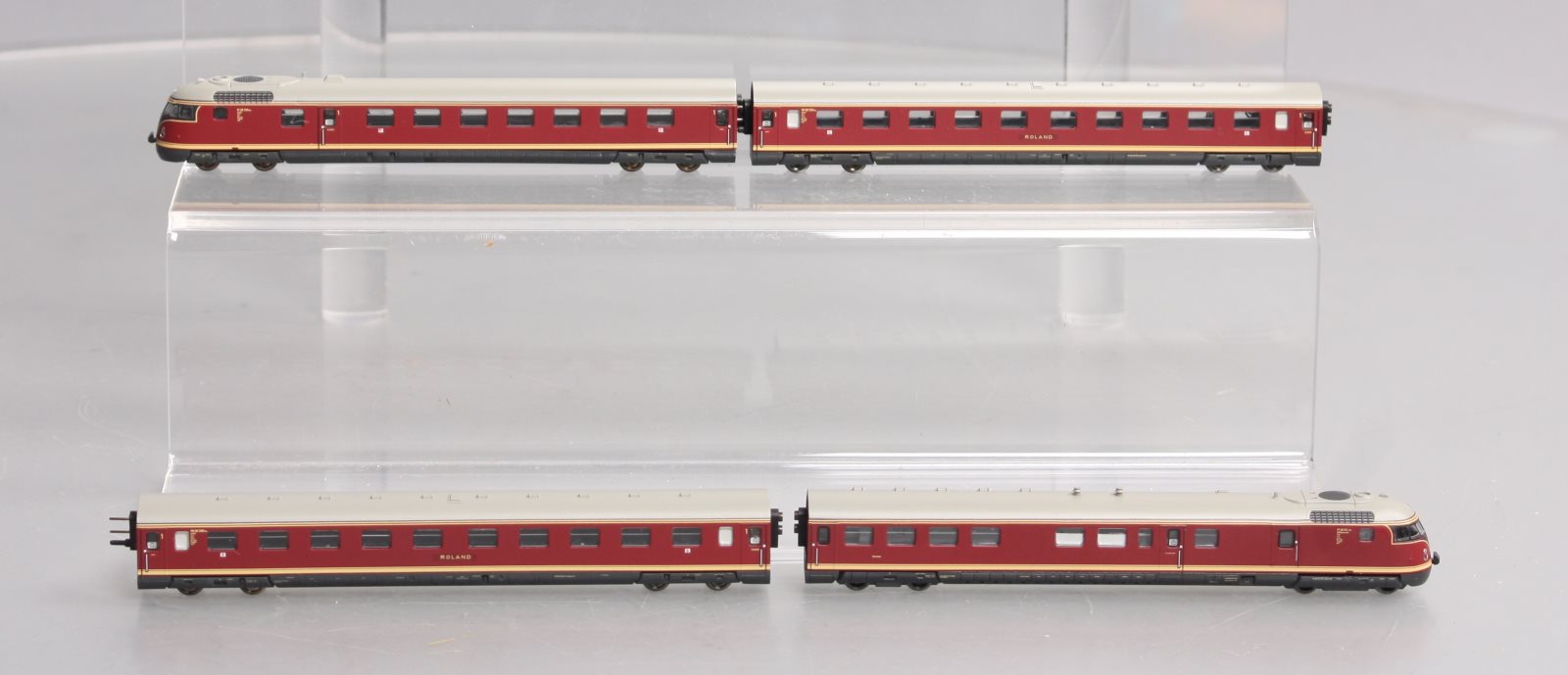 Marklin 88721 Z German Federal RR DB Diesel Passenger Rail Car (Set of 4)