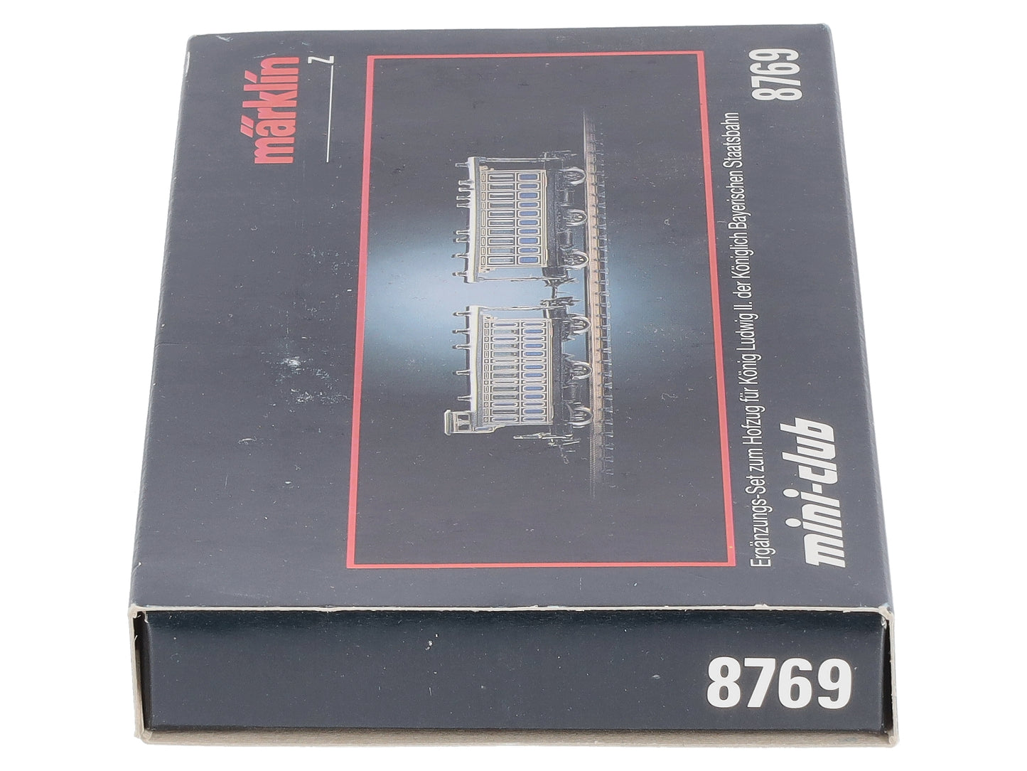 Marklin 8769 Z BRASS Royal Bavarian State Railroad Add-On Cars (Set of 2) LN/Box