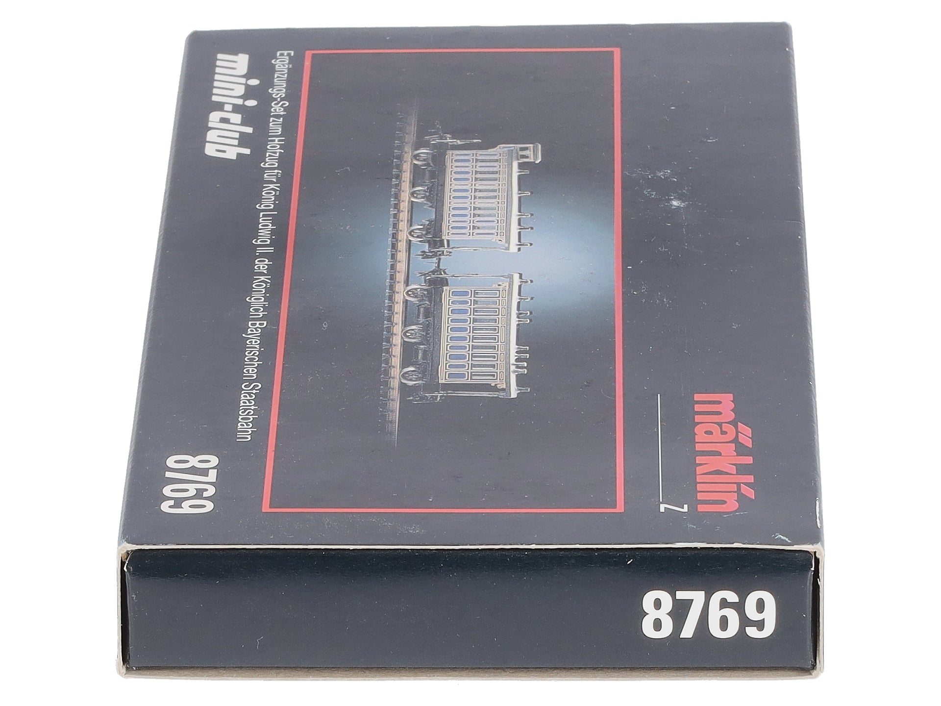 Marklin 8769 Z BRASS Royal Bavarian State Railroad Add-On Cars (Set of 2) LN/Box