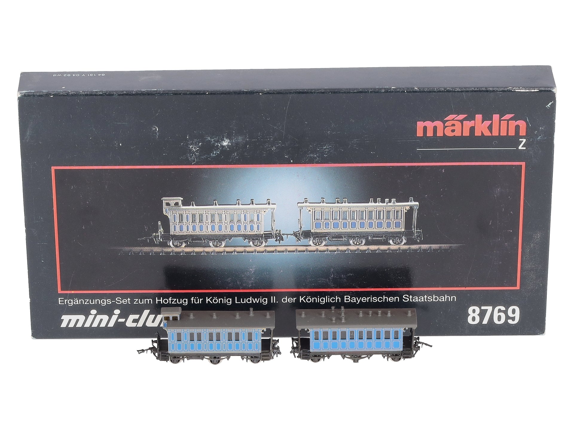 Marklin 8769 Z BRASS Royal Bavarian State Railroad Add-On Cars (Set of 2) LN/Box