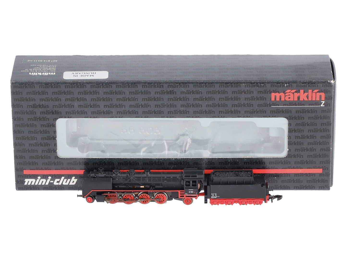 Marklin 88274 Z Exclusive Steam Class 41 2-8-2 Steam Locomotive w/Wagner Smoke