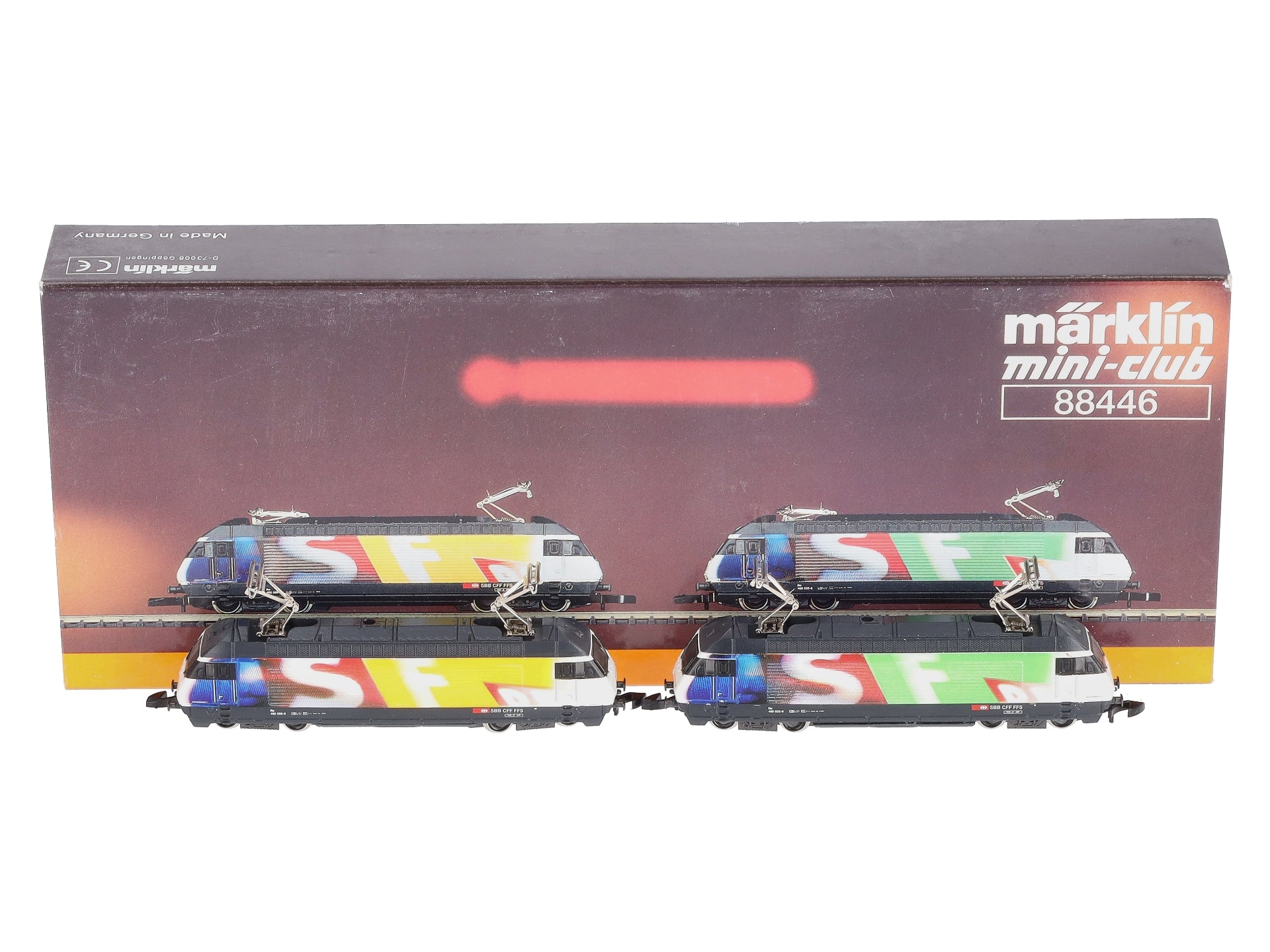 Marklin 88446 Z SBB Class 460 Electric Locomotive Set (Set of 2)