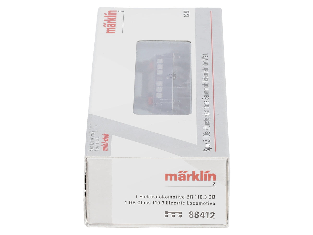 Marklin 88412 Z German Federal Railroad DB Class 110.3 Electric Locomotive LN/Box