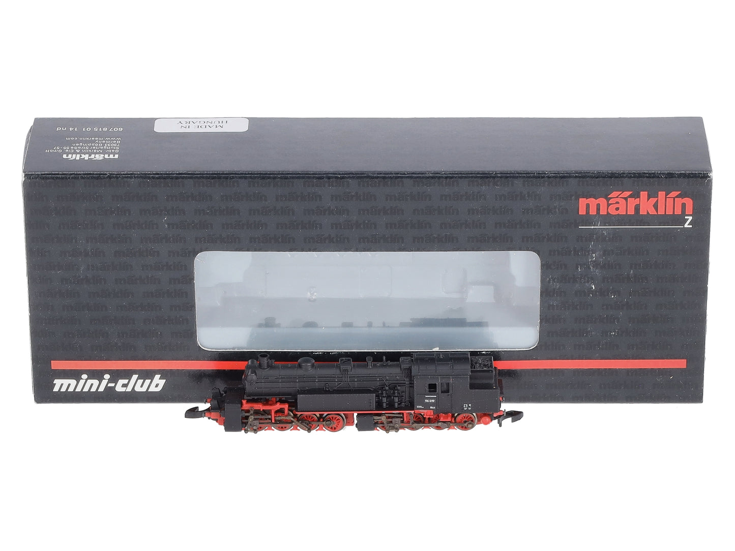Marklin 88294 Z German Federal Railroad DB Class 96 Steam Locomotive