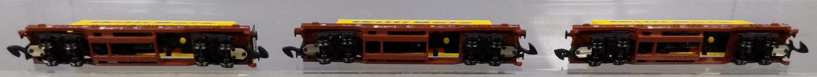 Marklin 82289 Z DB Schenker Rail Type Sdgkms 707 Deep Well Flat Set (Set of 3)