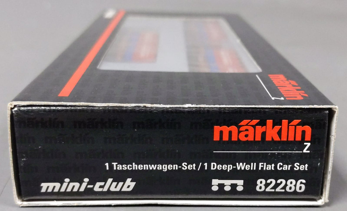 Marklin 82286 Z DB German Railroad AG Deep Well Flat Car Set (Set of 3)