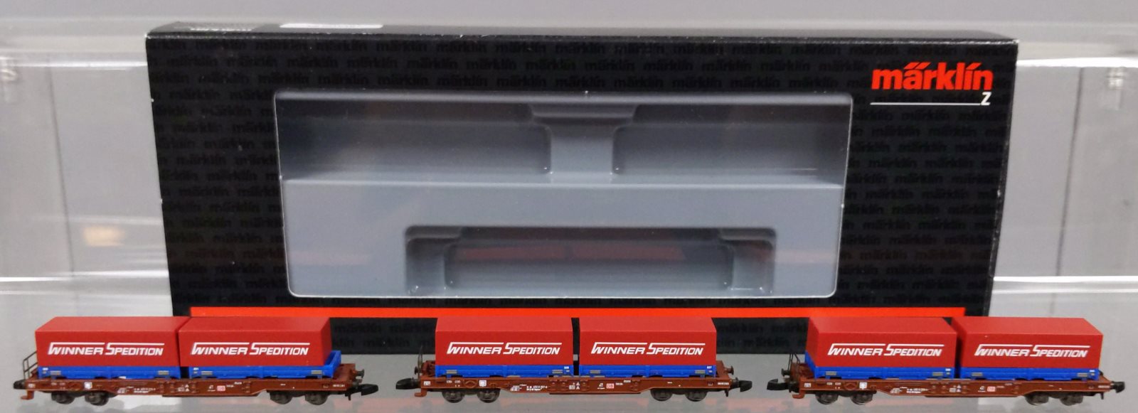 Marklin 82286 Z DB German Railroad AG Deep Well Flat Car Set (Set of 3)