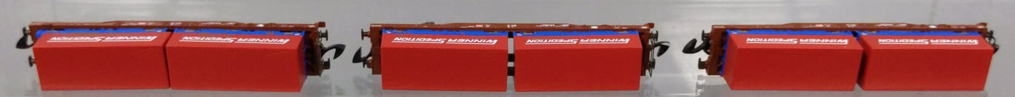 Marklin 82286 Z DB German Railroad AG Deep Well Flat Car Set (Set of 3)