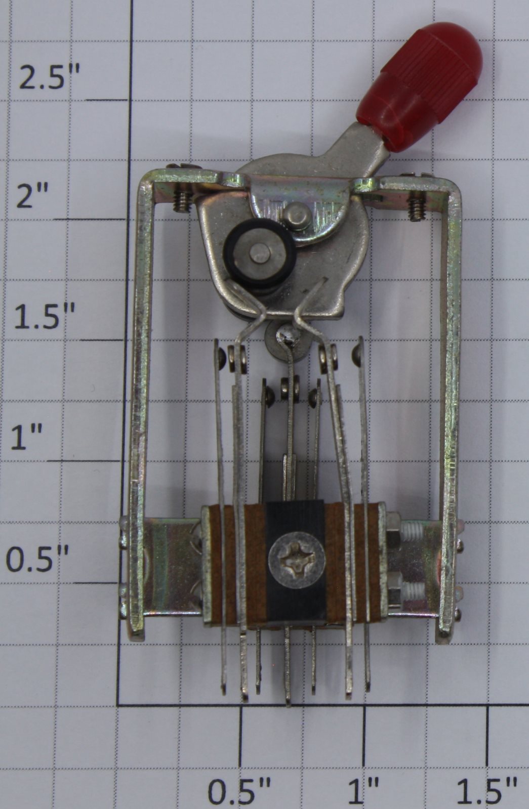 Acme 0927-01 O Gauge 4 Pull DT 7 Contact Toggle Leaf Switch