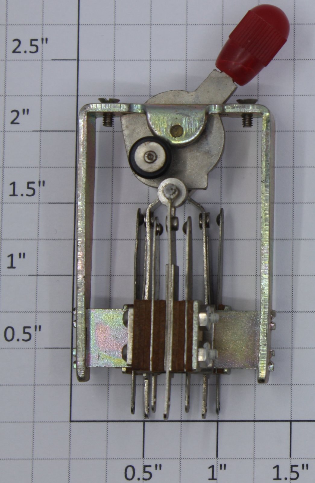 Acme 0927-01 O Gauge 4 Pull DT 7 Contact Toggle Leaf Switch
