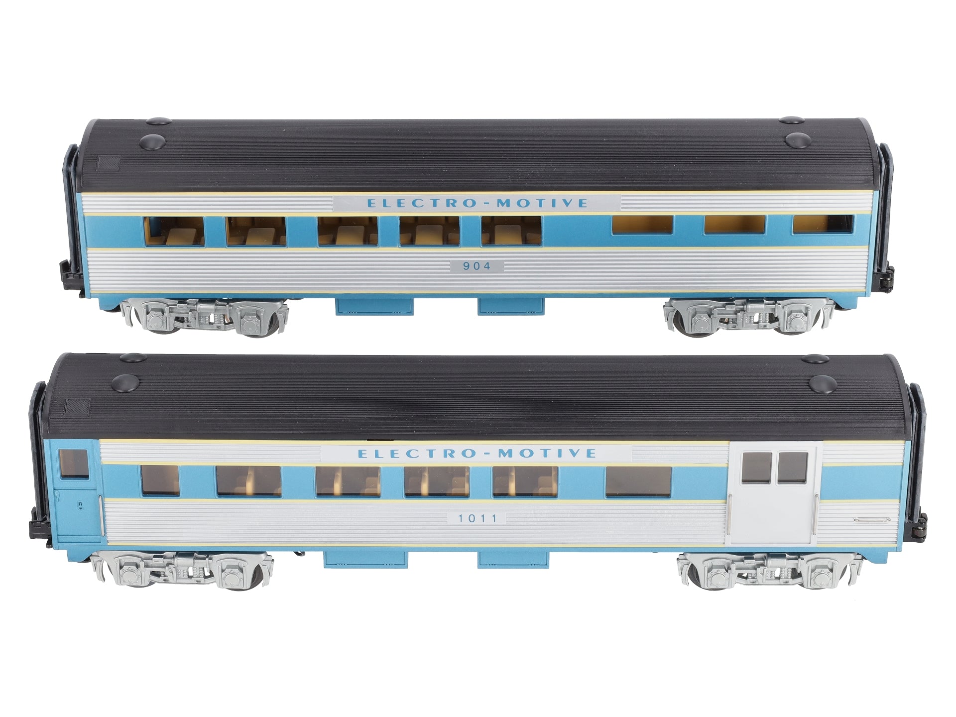 MTH 30-6128 O EMD O-27 Streamlined Combo/Diner Set (Set of 2) NIB