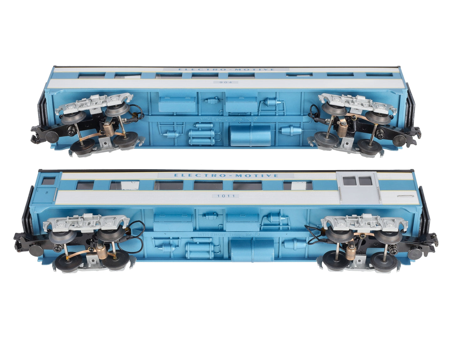 MTH 30-6128 O EMD O-27 Streamlined Combo/Diner Set (Set of 2) NIB