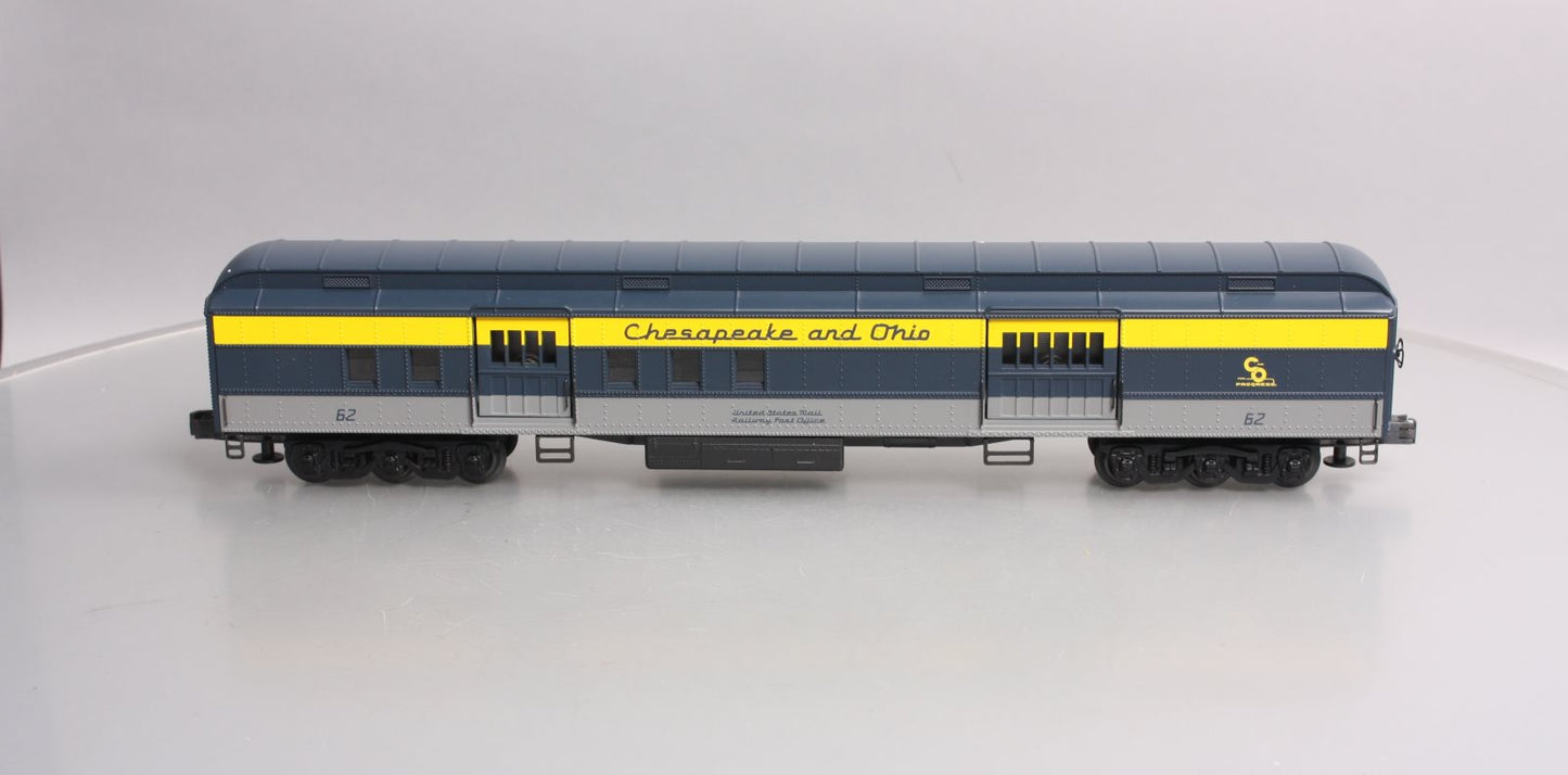 K-Line K4415-0062 O Chesapeake & Ohio U.S. Mail Heavyweight 18" RPO Car #62