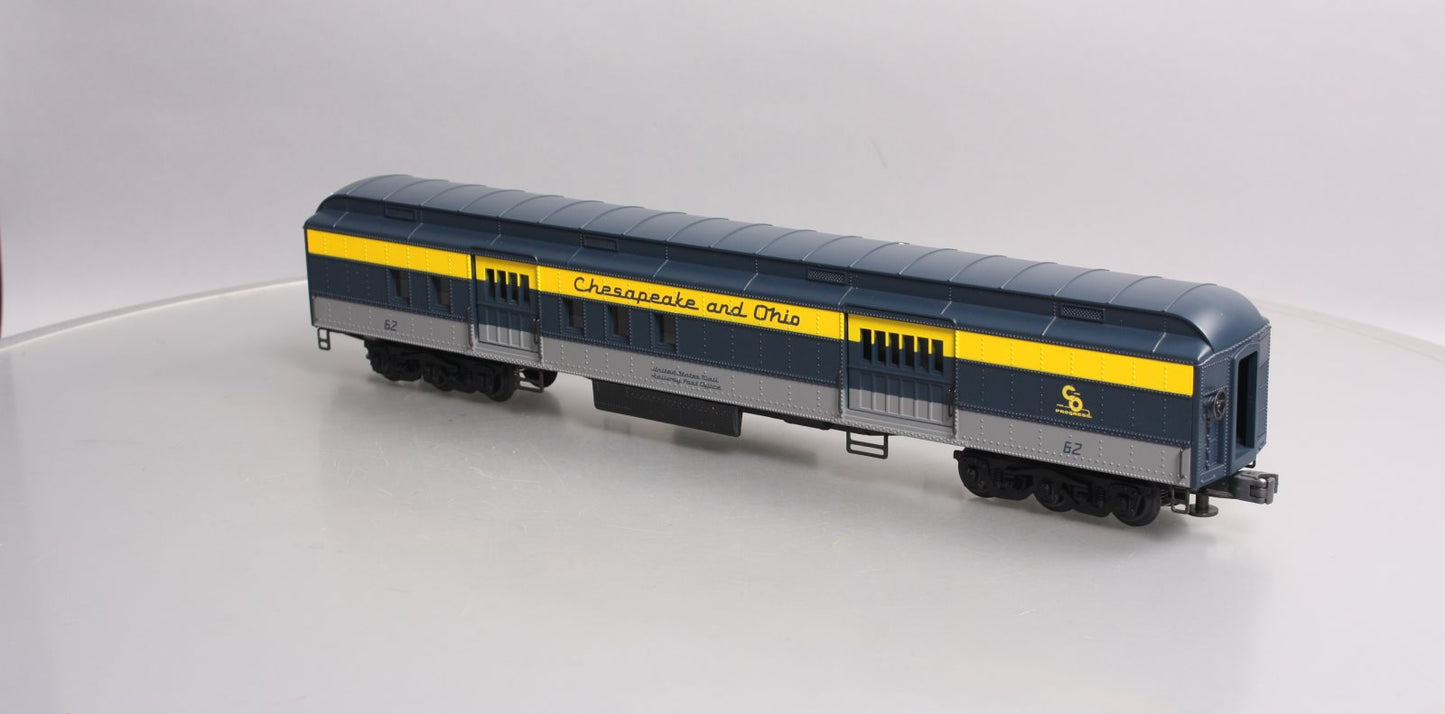 K-Line K4415-0062 O Chesapeake & Ohio U.S. Mail Heavyweight 18" RPO Car #62