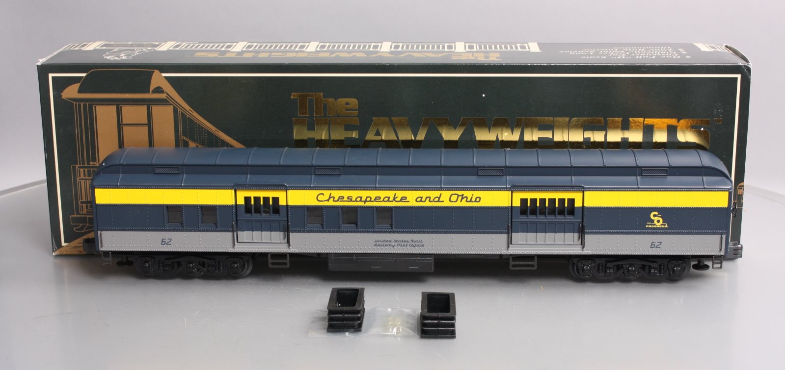 K-Line K4415-0062 O Chesapeake & Ohio U.S. Mail Heavyweight 18