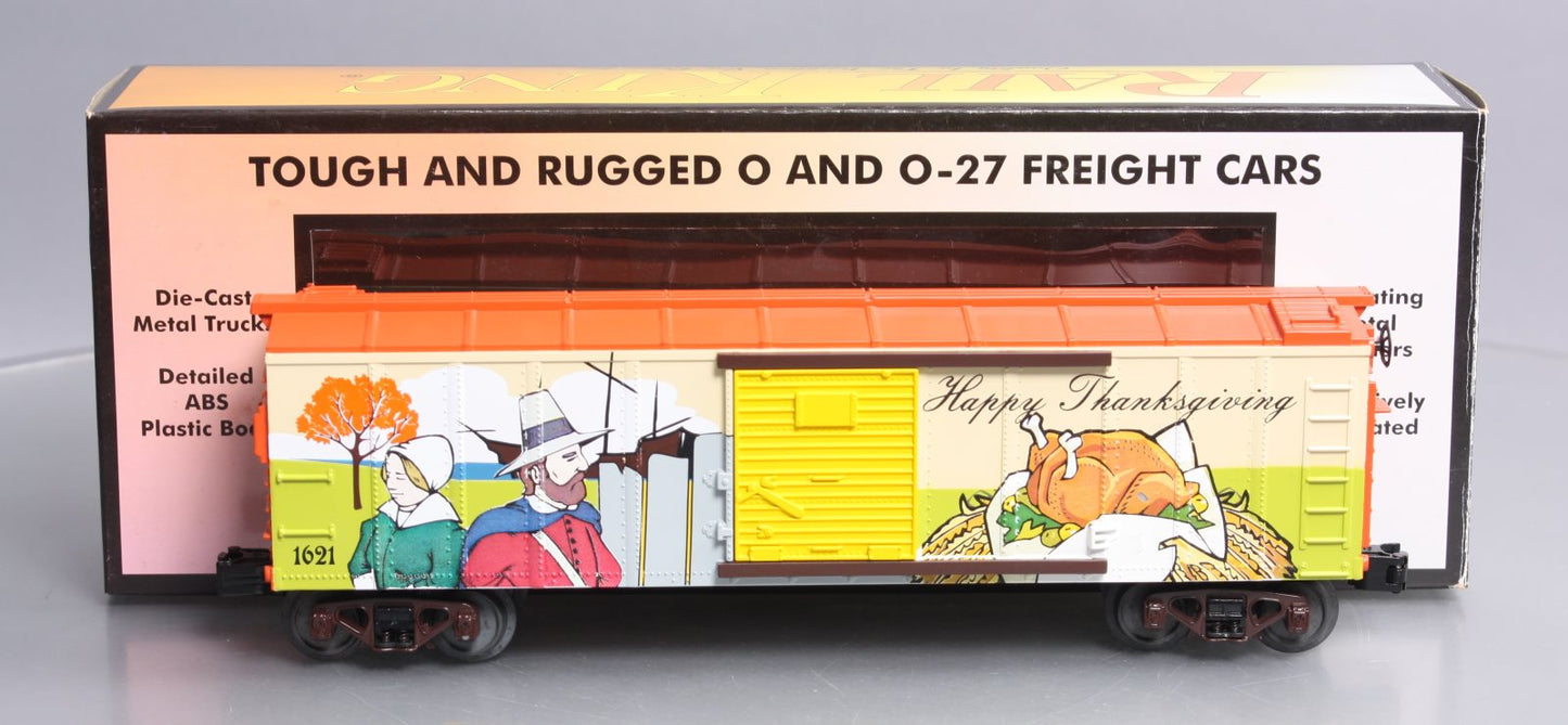 MTH 30-74655 O Happy Thanksgiving Boxcar