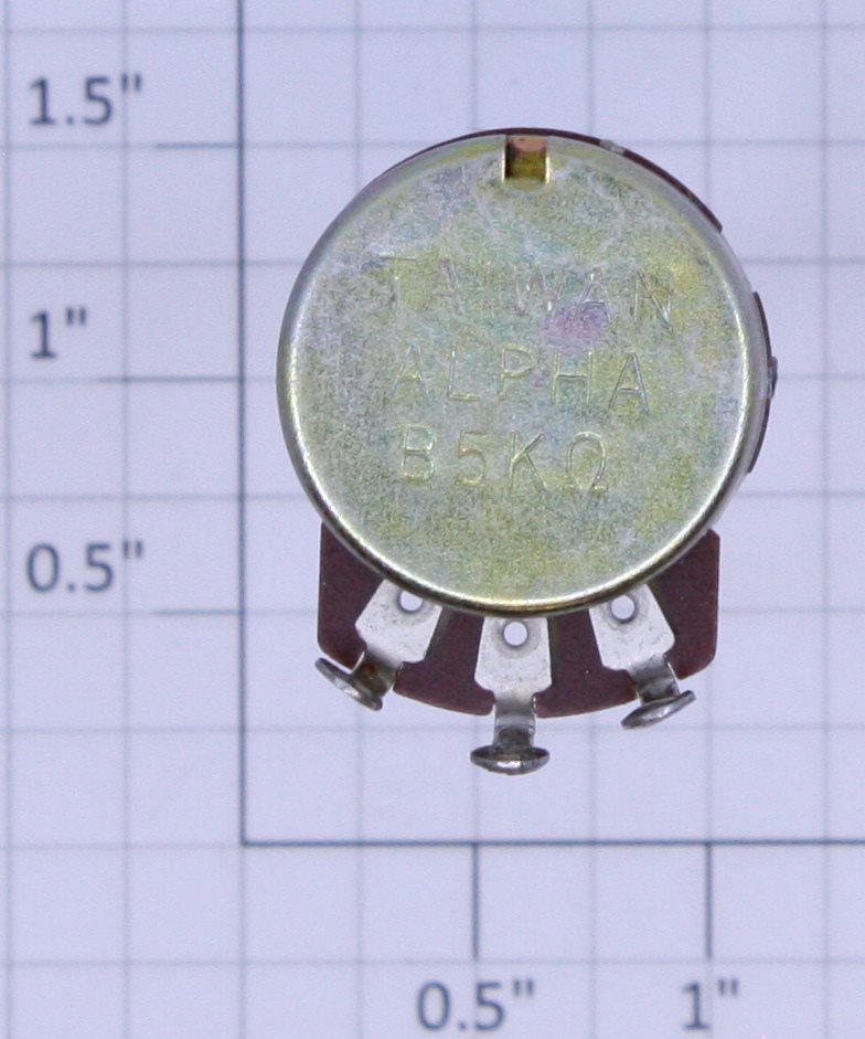 Acme 1002-05 Single Pole Rheostat Switch with Straight Long Shaft