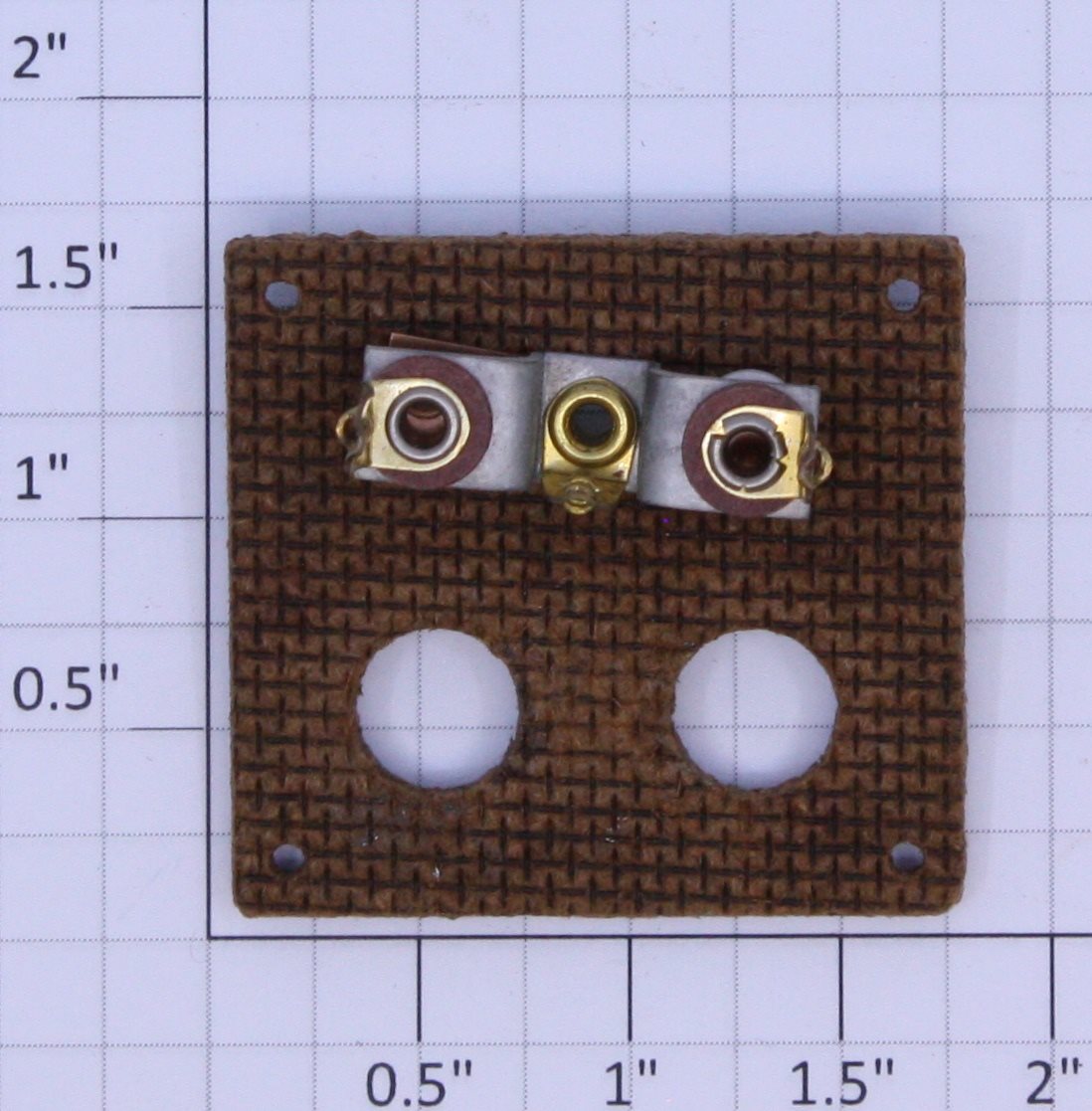 Acme 498X O Gauge Flush Mount Switch Control Panel without Bulb Sockets