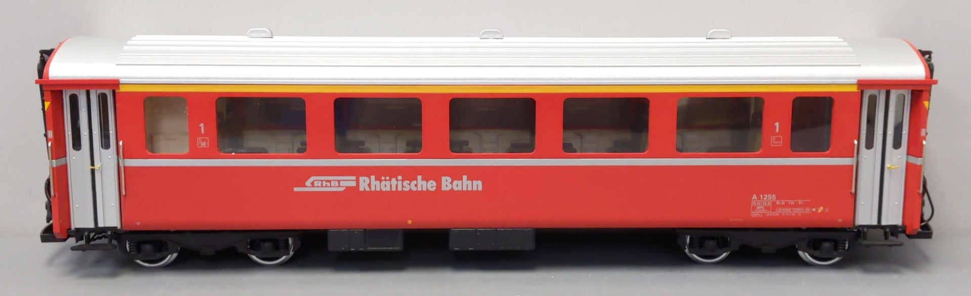 LGB 34670 G RhB 1st Class Red Passenger Car w/Metal Wheels #A1255