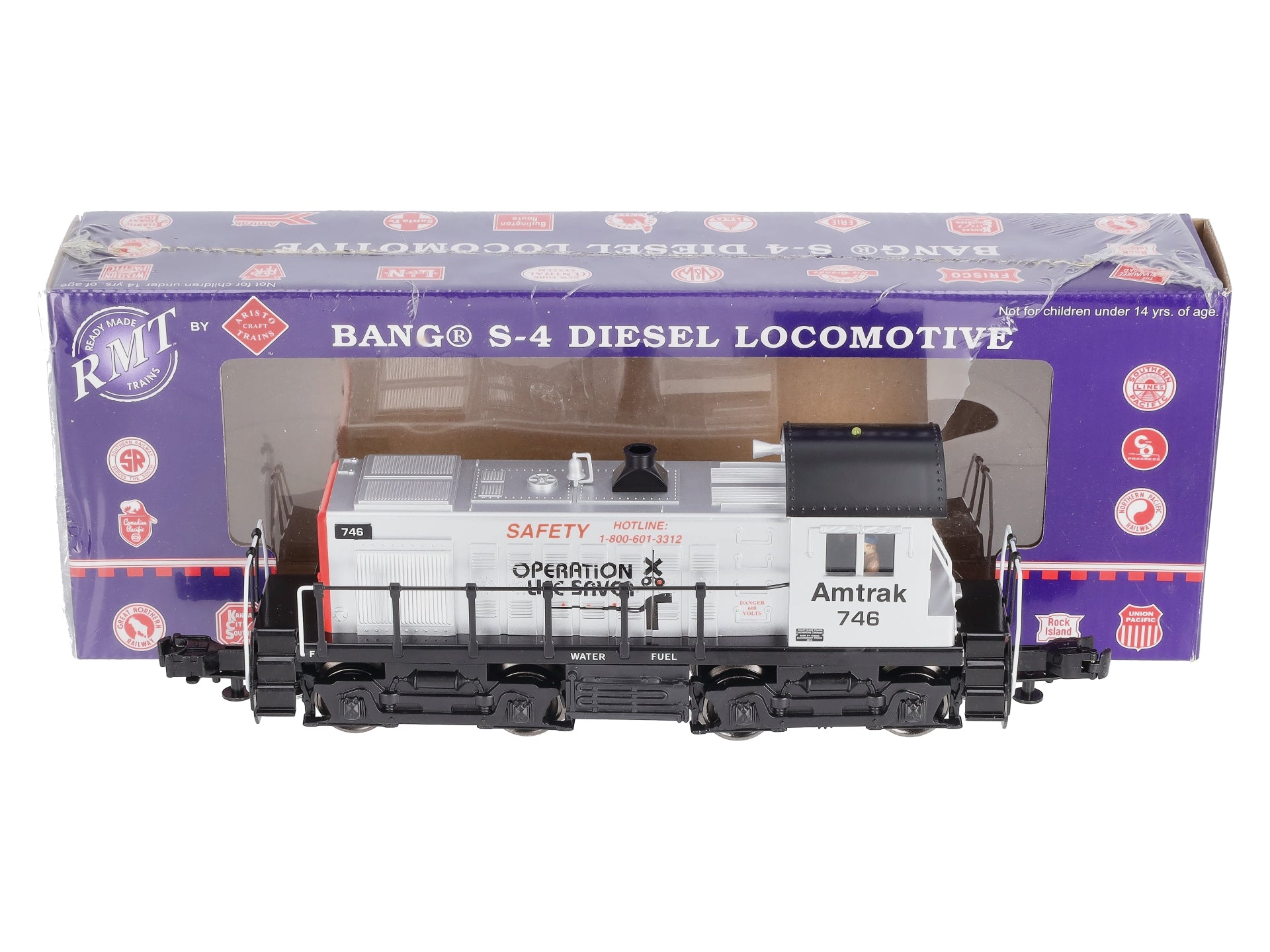 RMT 92313 O Amtrak Bang S-4 Diesel Switcher #746