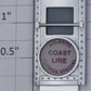 Lionel 19158-12 Atlantic Coast Line Aluminum Rear Observation Car Door
