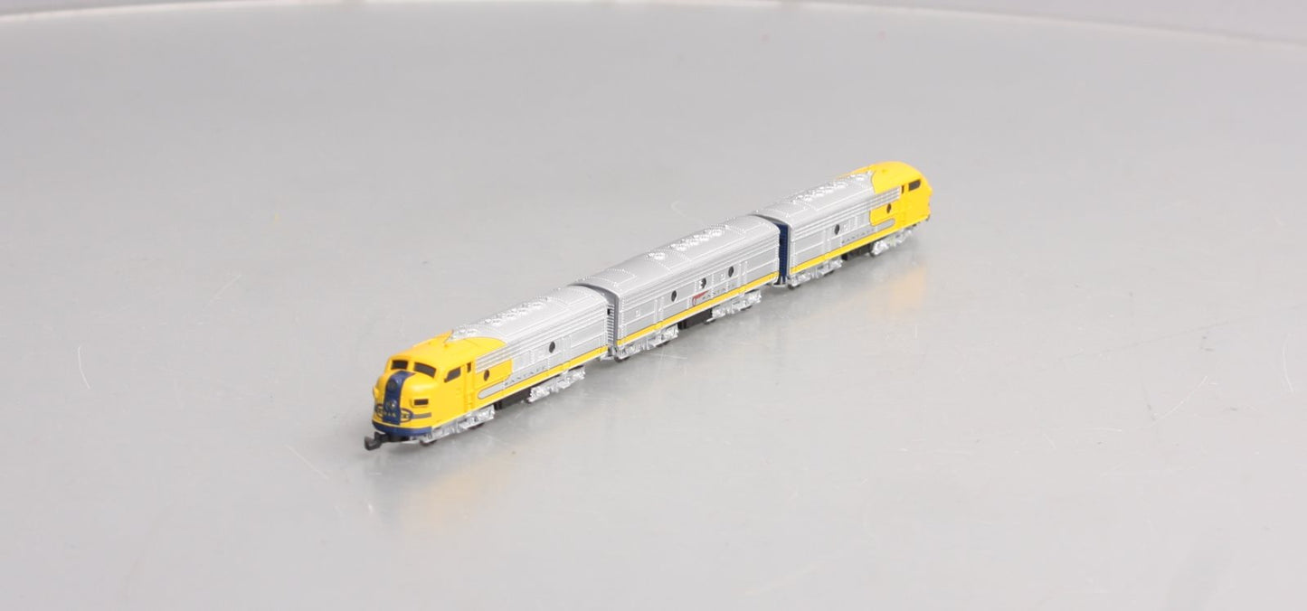 Marklin 88190 Z Santa Fe A-B-A Diesel Locomotive Set LN/Box