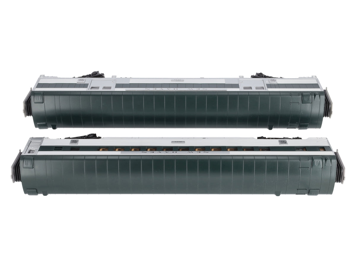 MTH 20-64200 O Gauge New Haven 70' Baggage and Coach Car 2 Pack NIB
