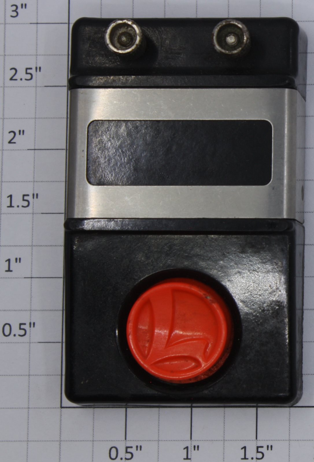 Lionel 90C O Gauge Accessory Control Switch with Aluminum Plate
