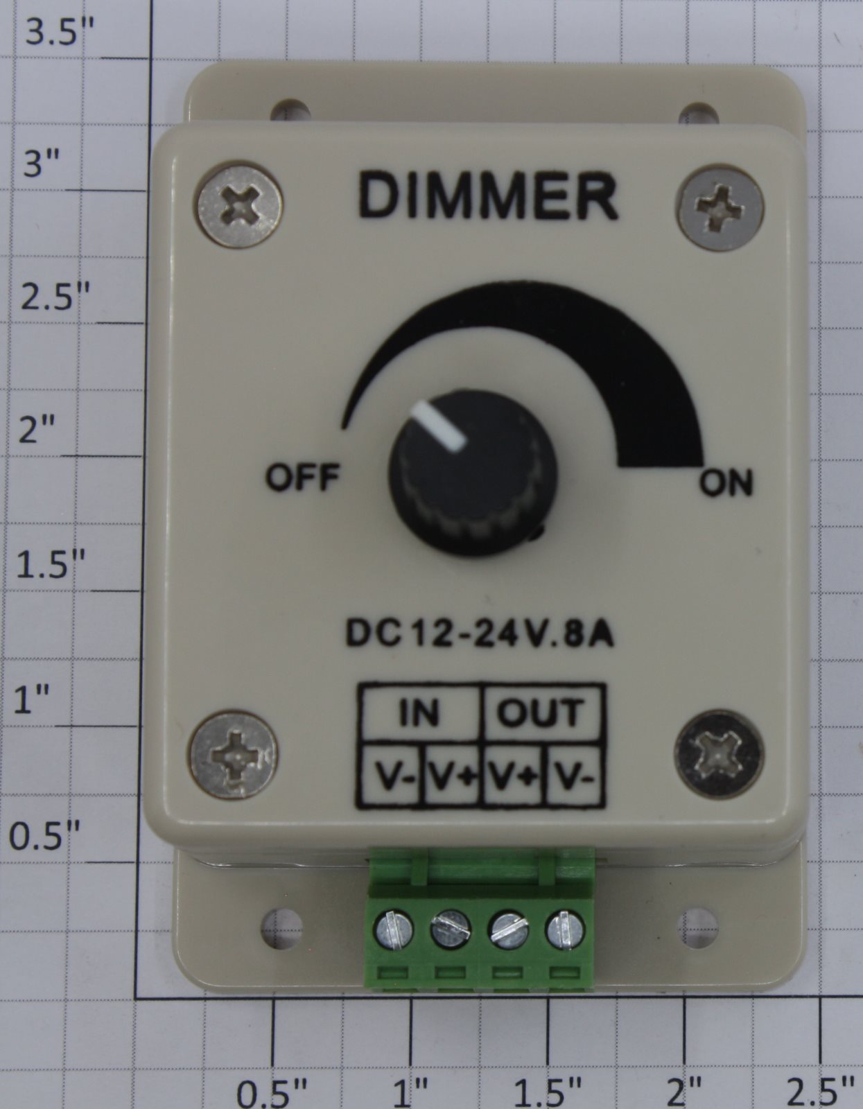 Acme 1109X O Gauge 12-24V DC Dimmer Switch