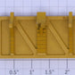 American Flyer 2321-80 Sawmill Yellow Plastic Log Car