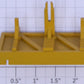 American Flyer 2321-80 Sawmill Yellow Plastic Log Car