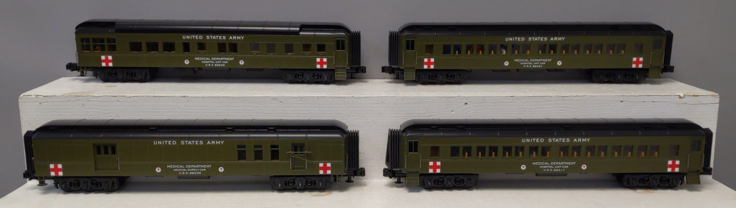 MTH 30-69255 O U.S. Army 60' Madison Passenger Car Set (Set of 4)