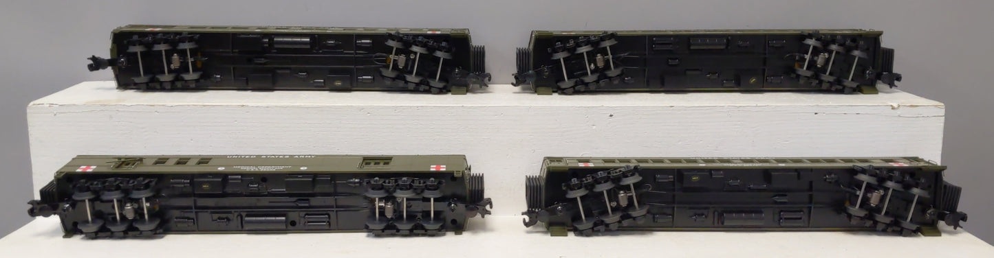 MTH 30-69255 O U.S. Army 60' Madison Passenger Car Set (Set of 4)