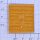 Lionel 6464-7 Yellow 2-Panel Box Car Door