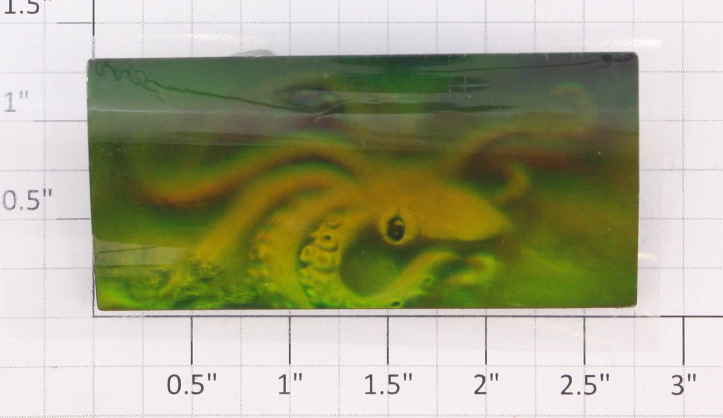 Lionel 16750-100 Aquarium Car Octopus Hologram Sticker