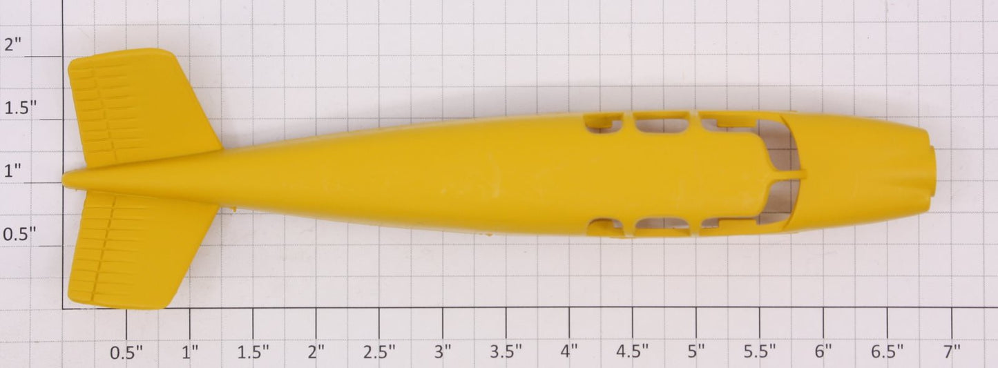 Lionel 19487-134 Yellow Beechcraft Airplane Upper Fuselage