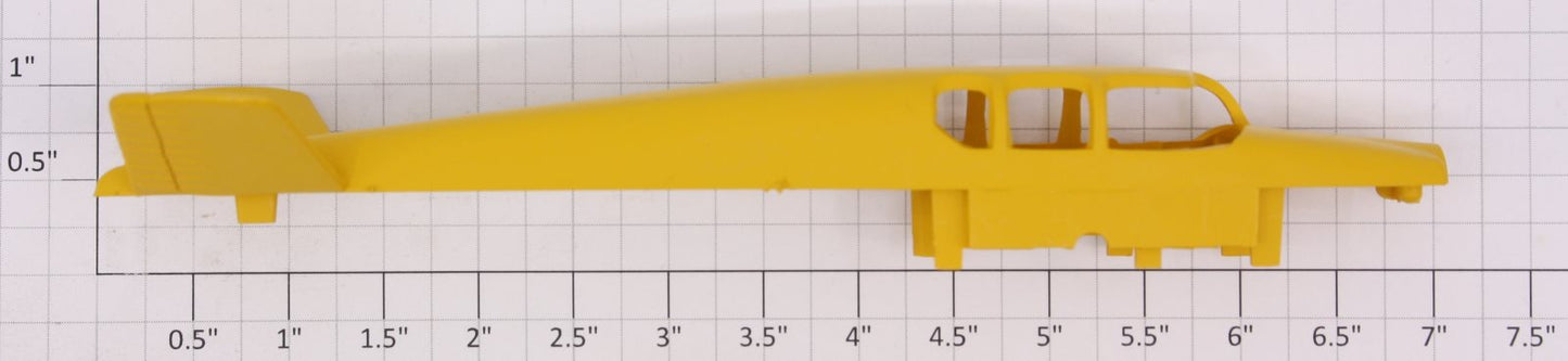 Lionel 19487-134 Yellow Beechcraft Airplane Upper Fuselage