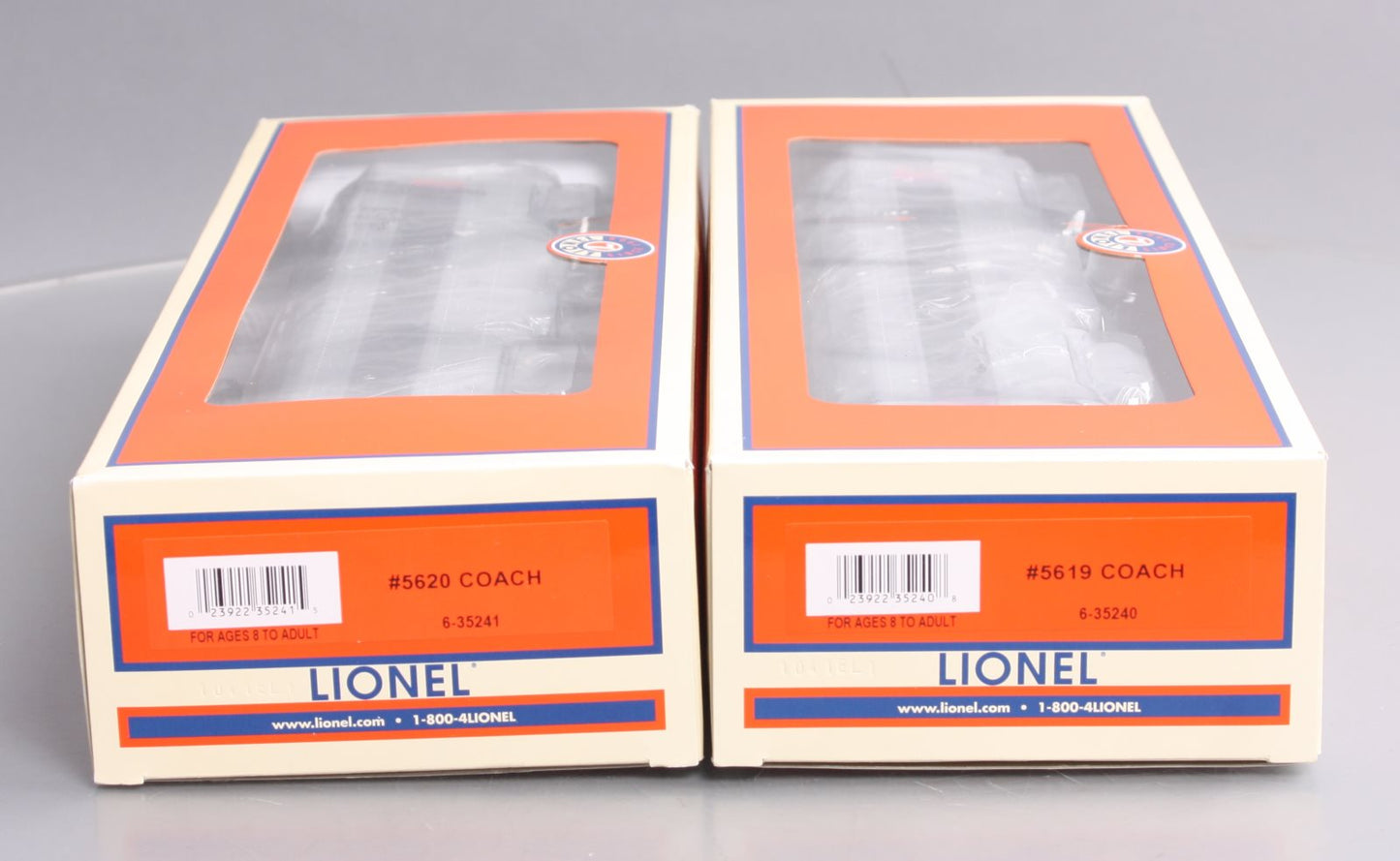 Lionel 6-35239 O NJ Transit Passenger Car Add-On (Pack of 2)