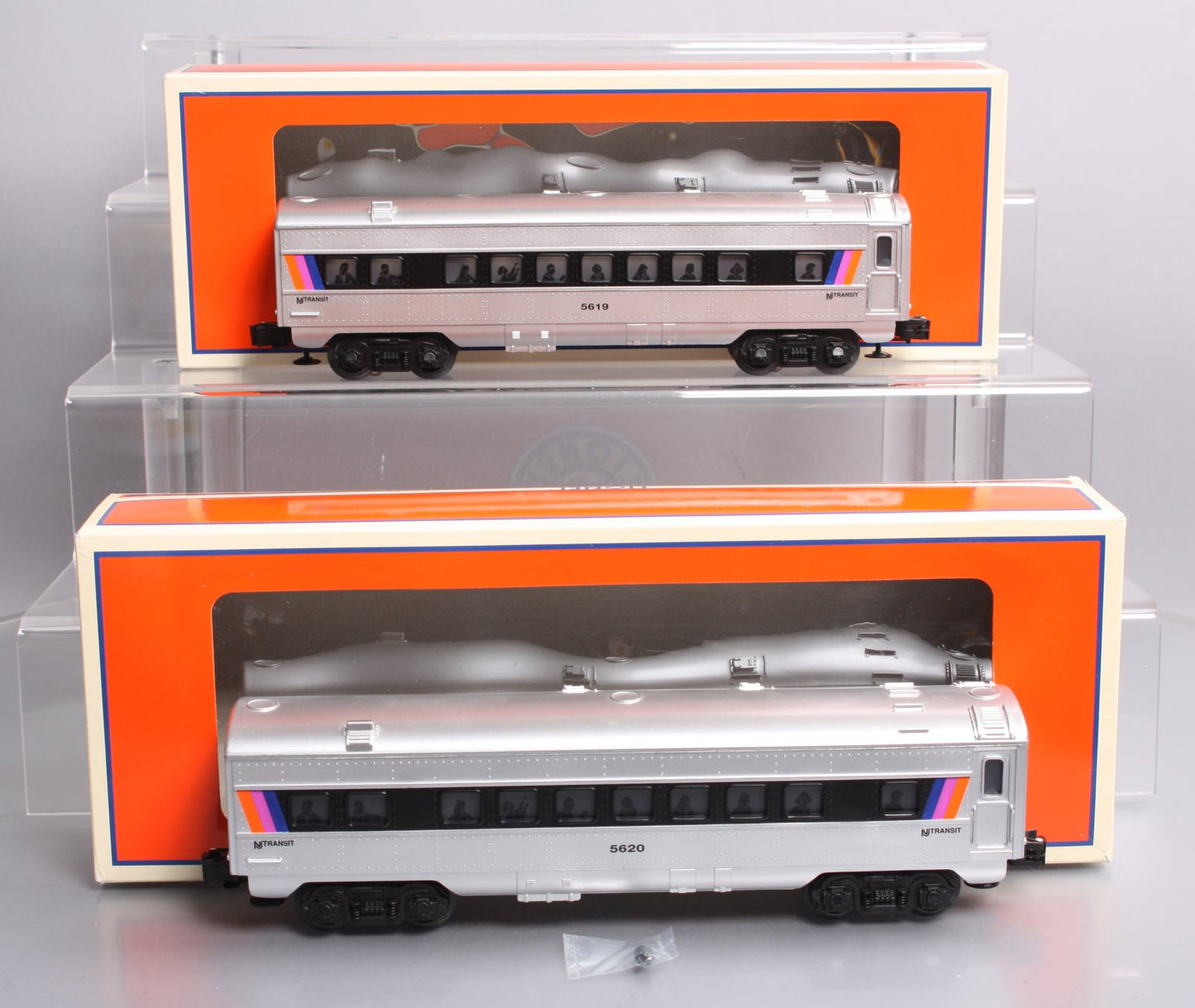 Lionel 6-35239 O NJ Transit Passenger Car Add-On (Pack of 2)