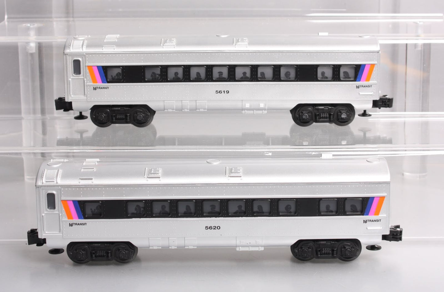 Lionel 6-35239 O NJ Transit Passenger Car Add-On (Pack of 2)