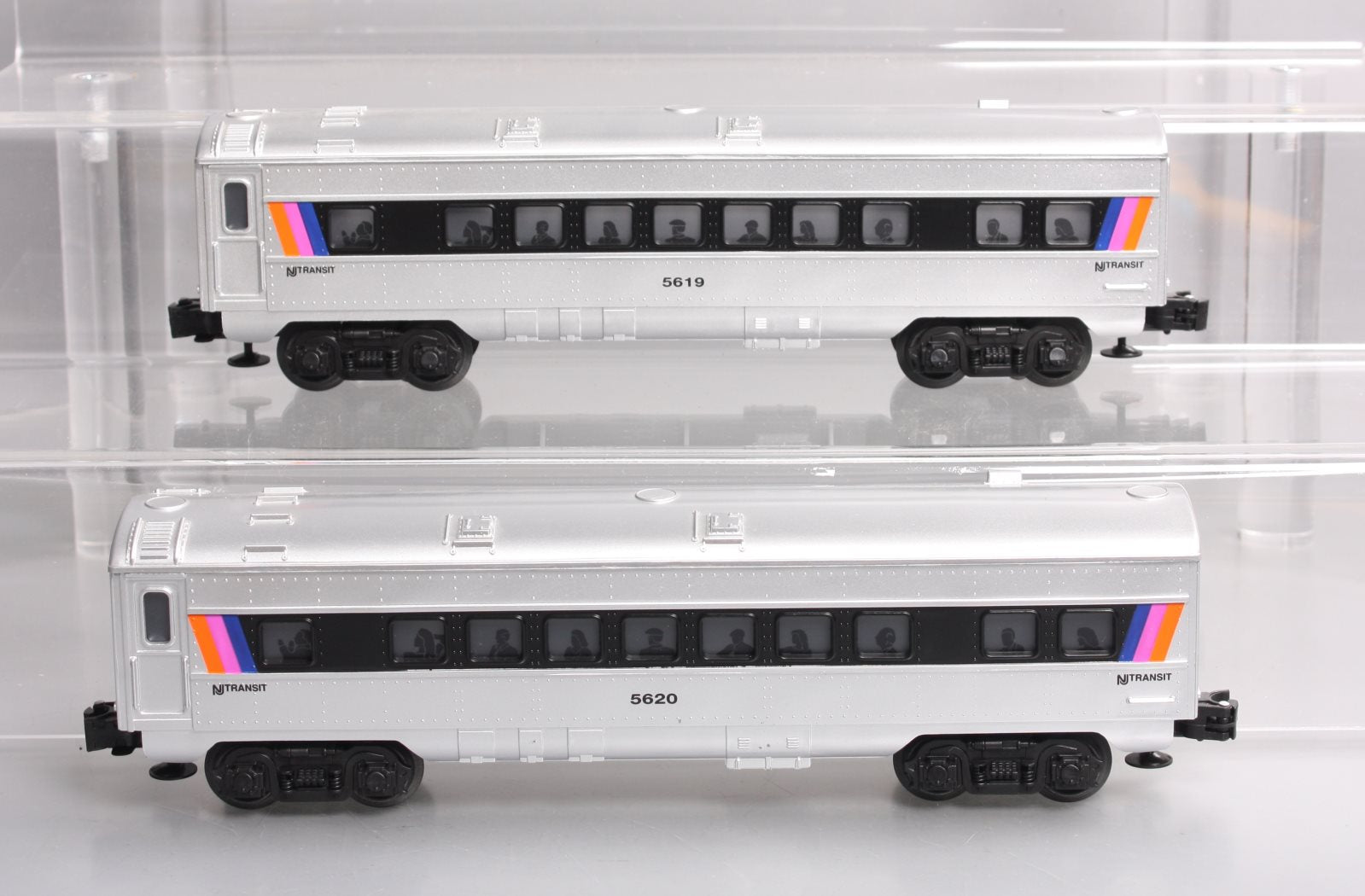 Lionel 6-35239 O NJ Transit Passenger Car Add-On (Pack of 2)