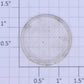 Lionel 6520-11 O Gauge Etched Plastic Yellowed Searchlight Lens