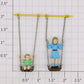 Lionel 24138-70 Playtime Playground Two Figure Swing Assembly